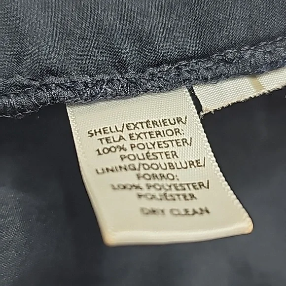 Loft Floral Lace Design Navy Blue Dress rounded scoop neck Mother of the bride - Picture 14 of 14